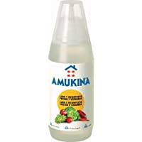 Los mejores  - AMUKINA Solución Líquida Frutas y Verduras - 500ml - Lava y desinfecta frutas y verduras - 10 días. Todos los públicos